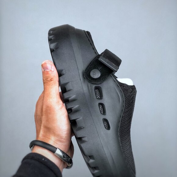 UGG Black Mesh Platform Slides main image 6